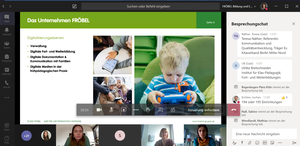 Screenshot einer digitalen Schulung des Projekts Kita 4.0 (Quelle: FRÖBEL e.V.)