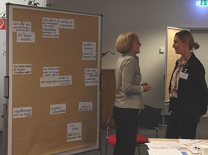 Silvia Breyer und Annika Vennemann, contec (Foto: BAGFW)